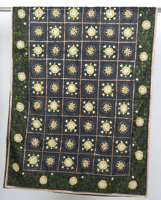 Chanderi & Gota Phulkari Dupatta Scarf