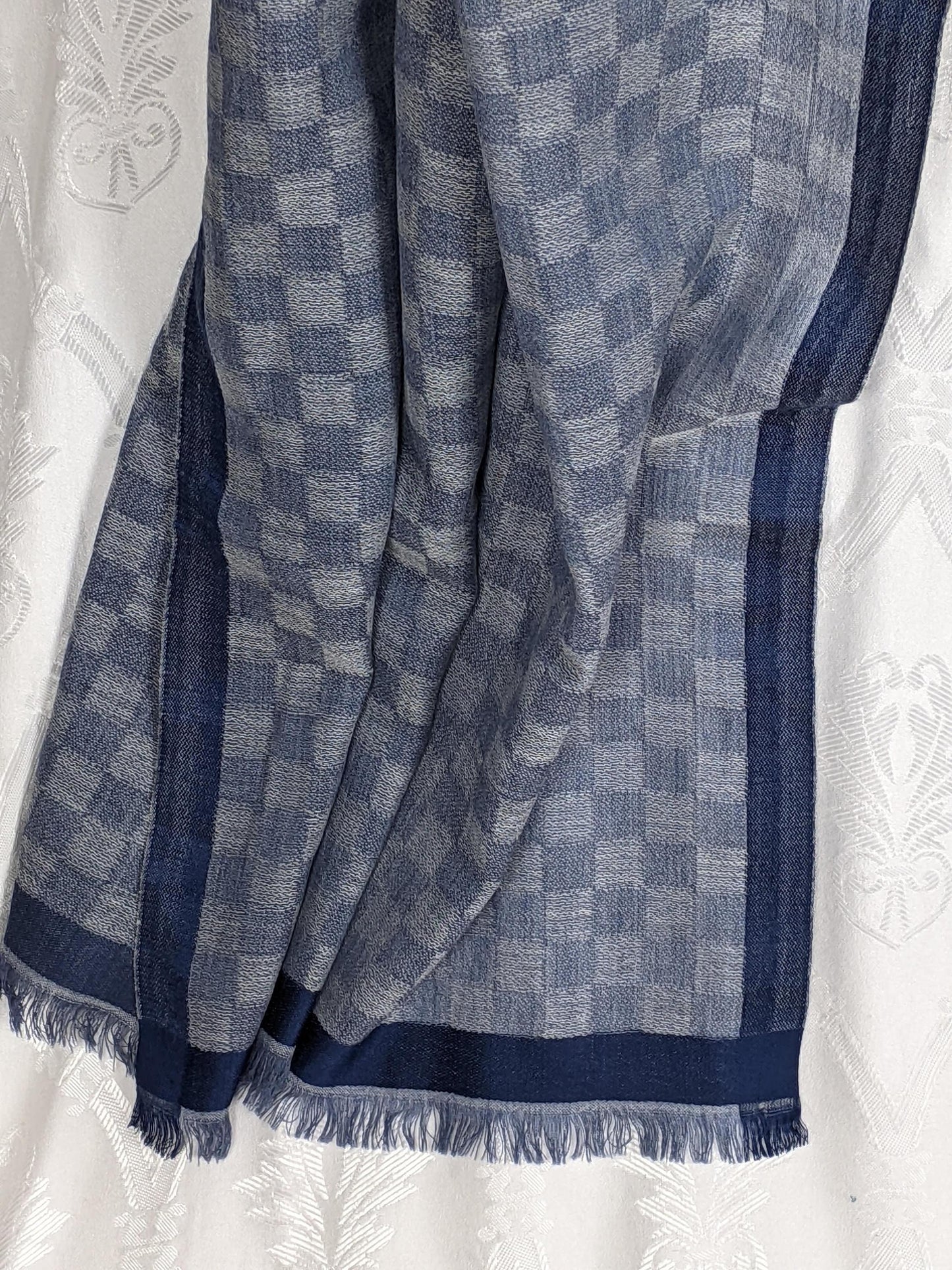 Unisex Blue Pashmina Scarf